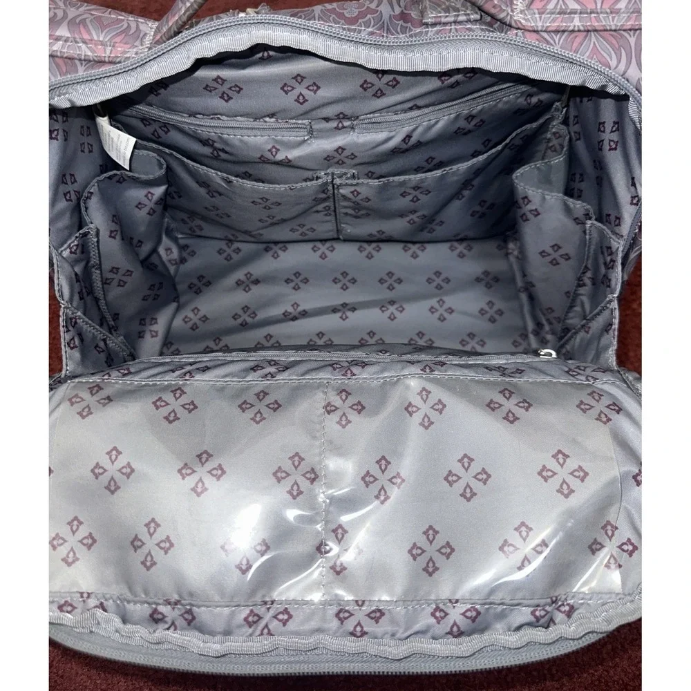 Ju-Ju-Be‎ B.F.F. Convertible Diaper Bag Backpack / Amethyst Ice print